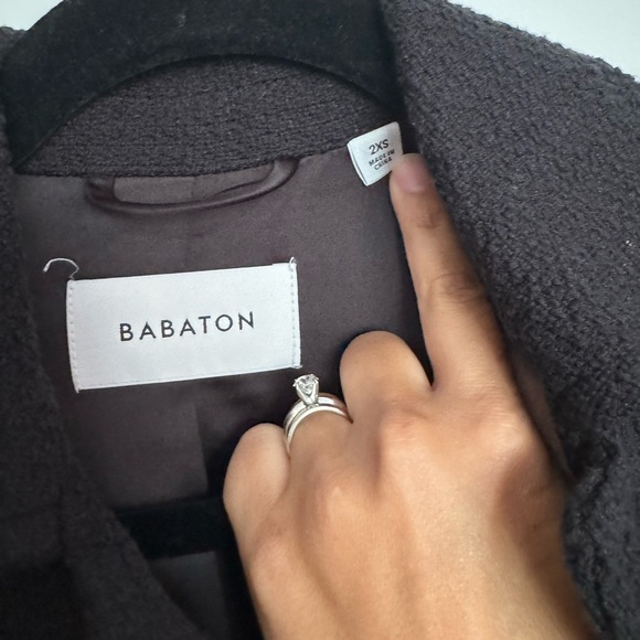 Babaton Frances jacked cropped blazer size xxs - Picture 5 of 7